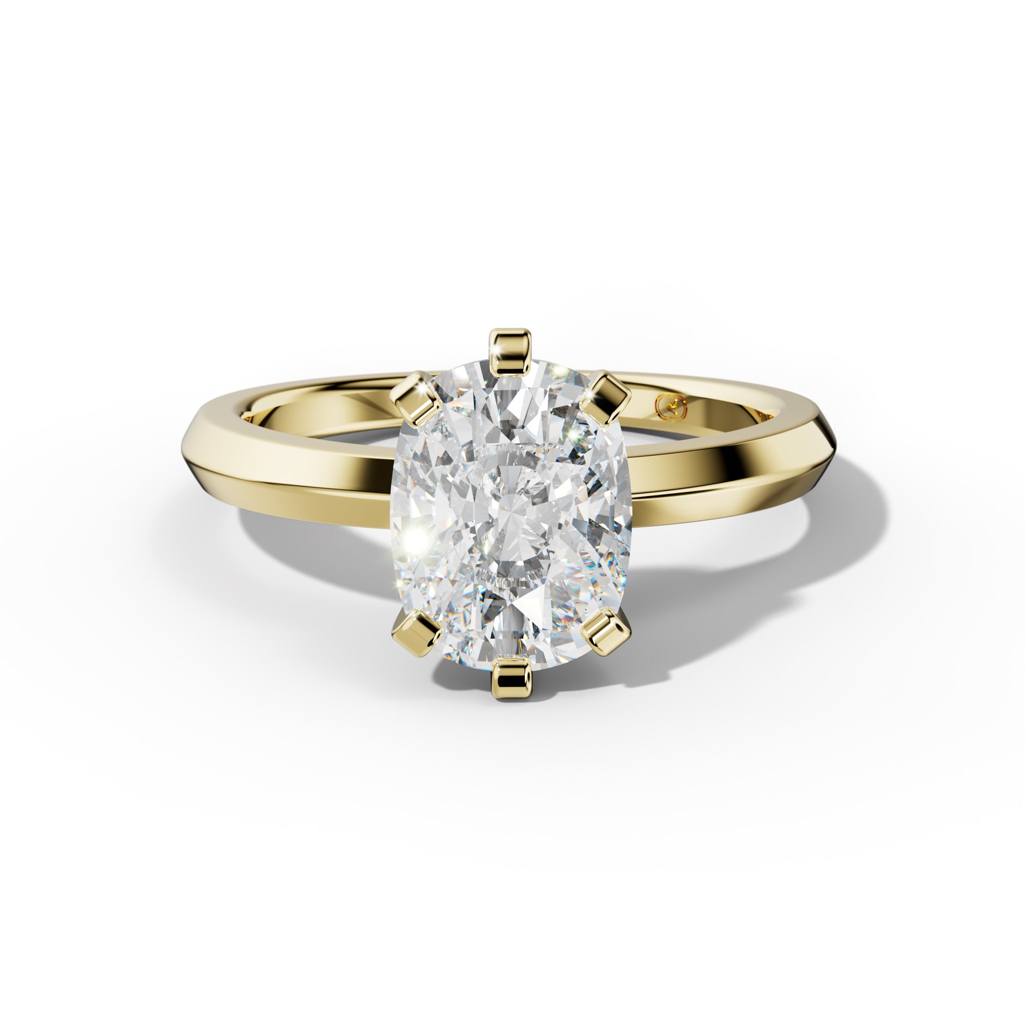 Lina Elongated Cushion Diamond  Engagement Ring